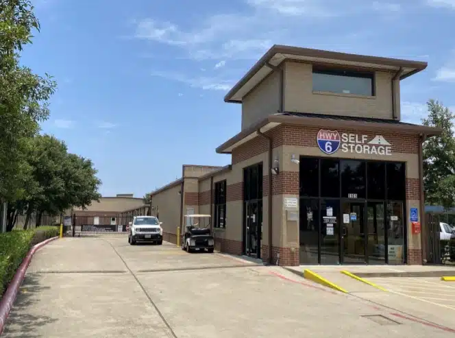 Exterior of HWY 6 Self Storage.